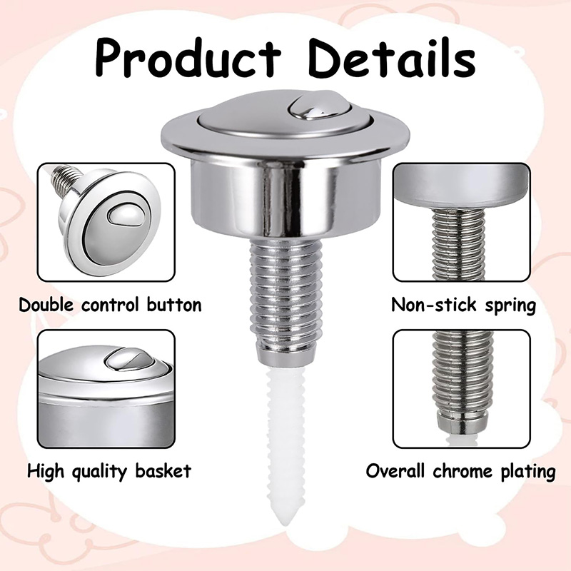 Dual Flush Toilet Button Flush - Toilet Fill Valve บทวิจารณ์และราคา