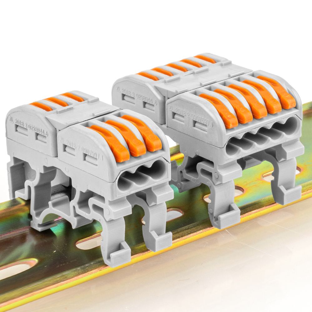DIN Rail Fast Wire Cable Conne - Push Fit Connector บทวิจารณ์และราคา