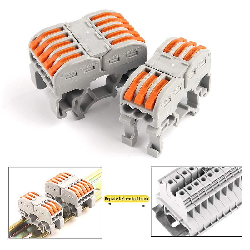 DIN Rail Fast Wire Cable Conne - Push Fit Connector บทวิจารณ์และราคา