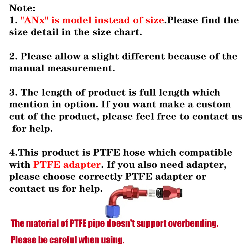 1M/2M/3M/5M AN3 AN4 AN6 AN8 AN - Ptfe Tape Thread บทวิจารณ์และราคา