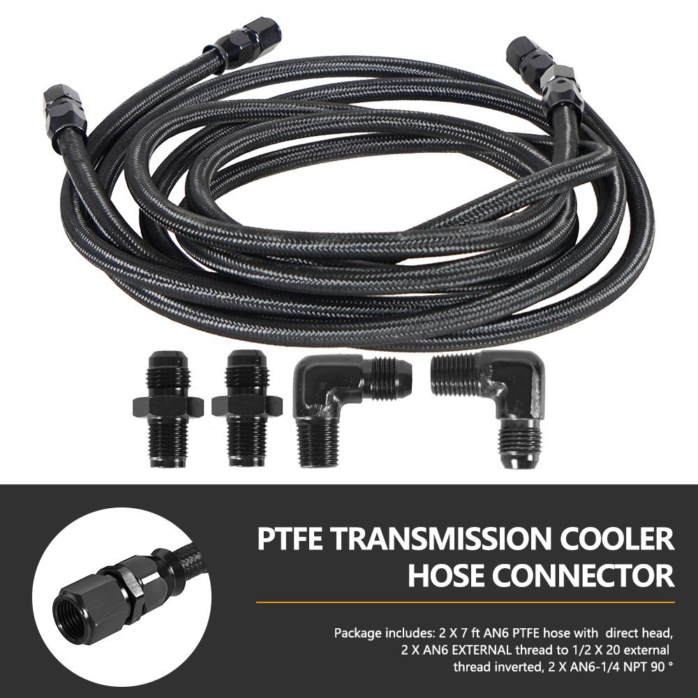 2 X 7Ft AN6 Flexible PTFE Tran - Flexible Hose Braided บทวิจารณ์และราคา
