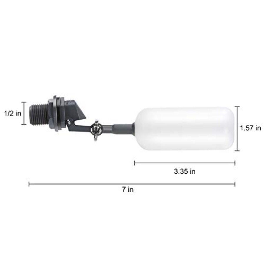 Float Ball Valve, 1/2 Inch Mal - Float Ball Valve บทวิจารณ์และราคา