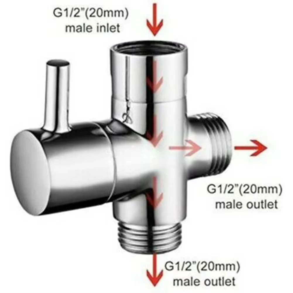 G1/2in 3 Way Diverter Valve T- - Shower Valve Cartridge บทวิจารณ์และราคา