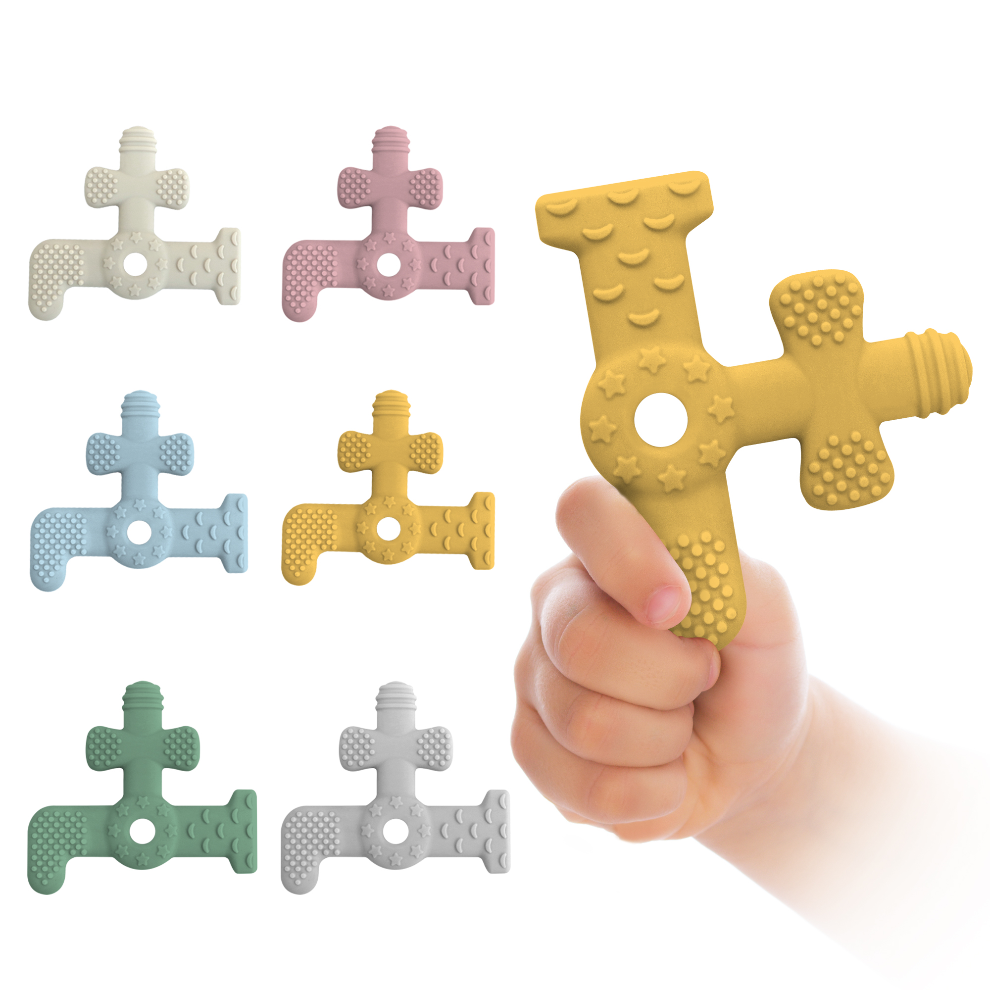 Faucet Shape Silicone Teether  - Silicone Tap Washer บทวิจารณ์และราคา