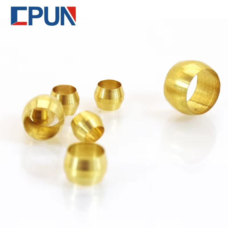10pc Brass Double taper ferrul - Compression Fitting Brass บทวิจารณ์และราคา