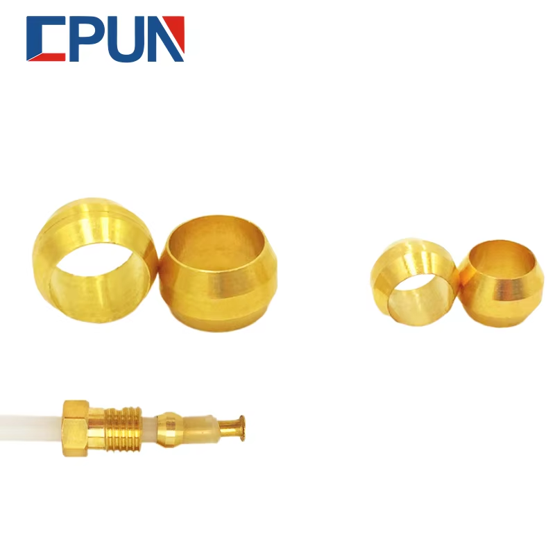 10pc Brass Double taper ferrul - Compression Fitting Brass บทวิจารณ์และราคา