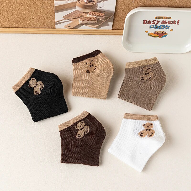 5 Pairs of Cute Teddy Bear WOM - Pipe Bending Spring บทวิจารณ์และราคา