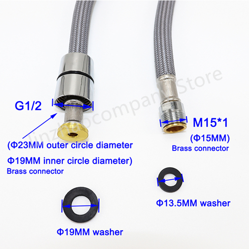 50cm/60cm/85cm/150cm/180cm/300 - Flexible Hose Braided บทวิจารณ์และราคา