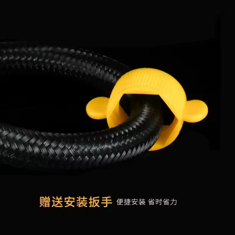 Upgraded 20 to 200CM Nylon Bra - Flexible Hose Braided บทวิจารณ์และราคา