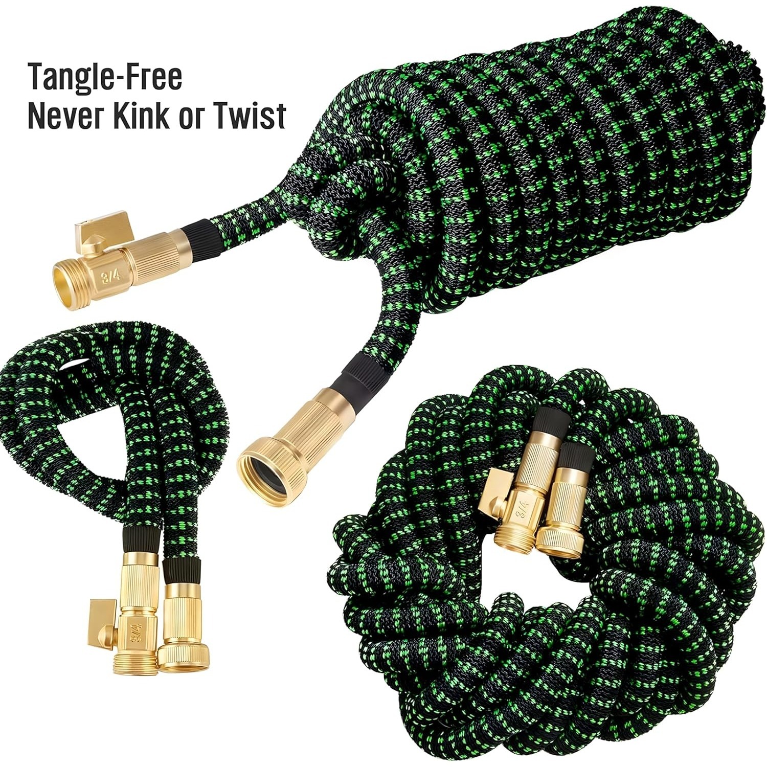Non-Expandable Garden Hose wit - Flexible Hose Braided บทวิจารณ์และราคา