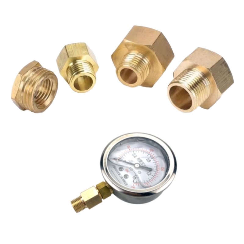 For Pressure Gauge Conversion  - Compression Fitting Brass บทวิจารณ์และราคา