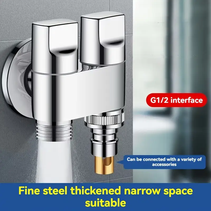 Stainless steel double outlet  - Toilet Fill Valve บทวิจารณ์และราคา