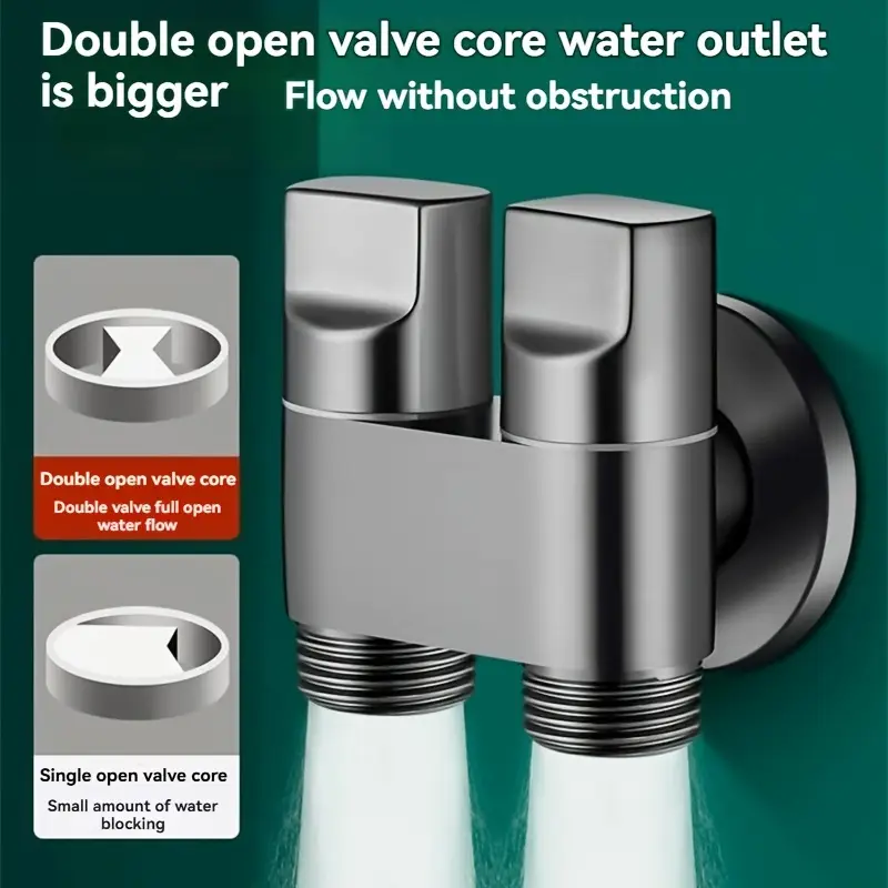 Stainless steel double outlet  - Toilet Fill Valve บทวิจารณ์และราคา