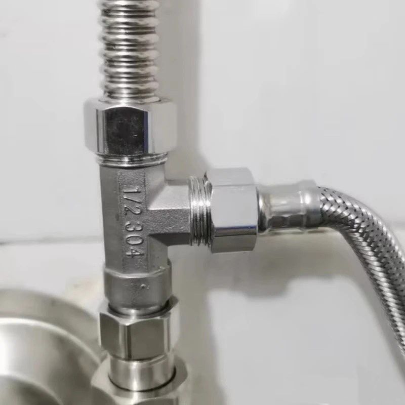 Stainless Steel T Adapter G1/  - Shower Valve Cartridge บทวิจารณ์และราคา