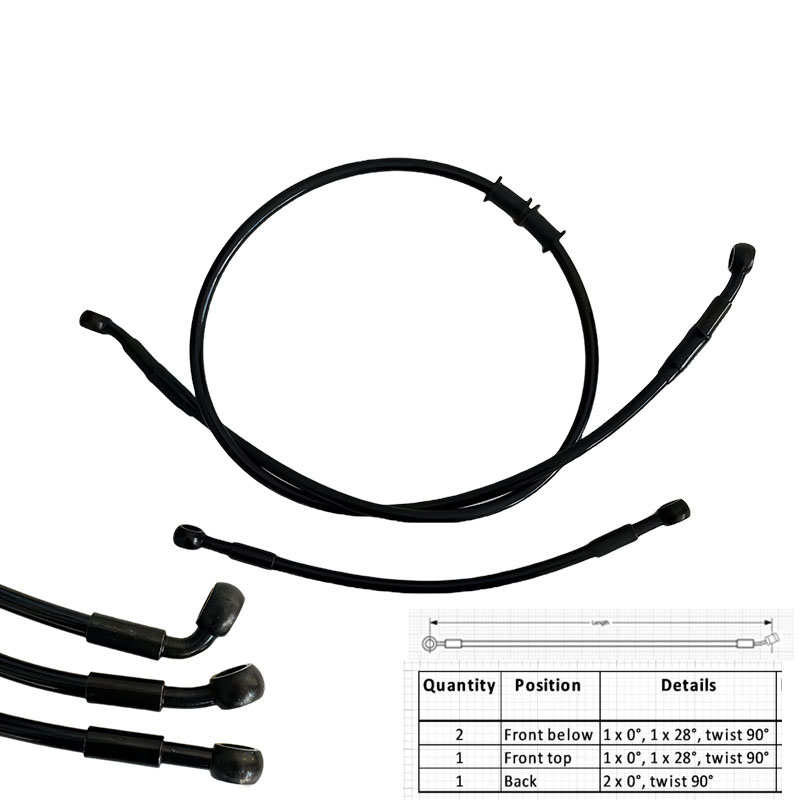 AN3 Moto Hydraulic Stainless S - Ptfe Tape Thread บทวิจารณ์และราคา