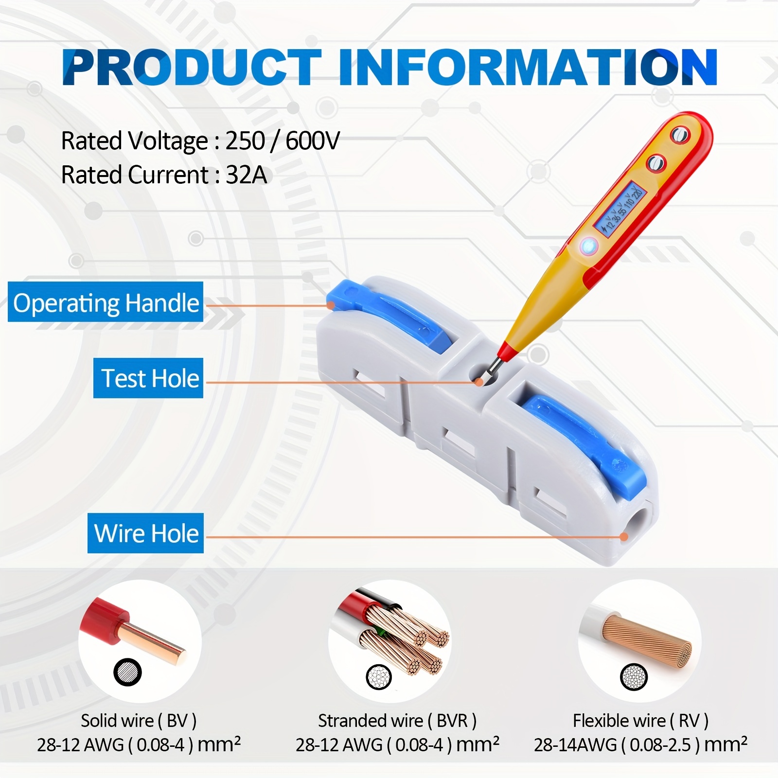 Lever Wire Connectors, 10pcs/6 - Push Fit Connector บทวิจารณ์และราคา