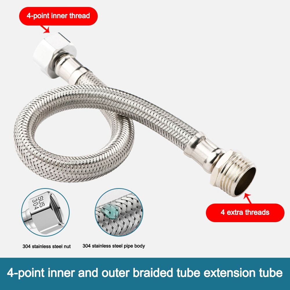 20-200CM Length Flexible Showe - Flexible Hose Braided บทวิจารณ์และราคา