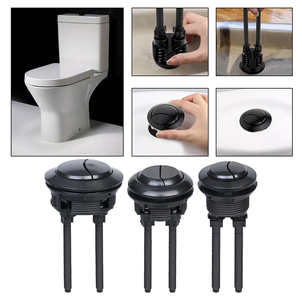 Black Toilet Flush Button 38mm - Toilet Fill Valve บทวิจารณ์และราคา