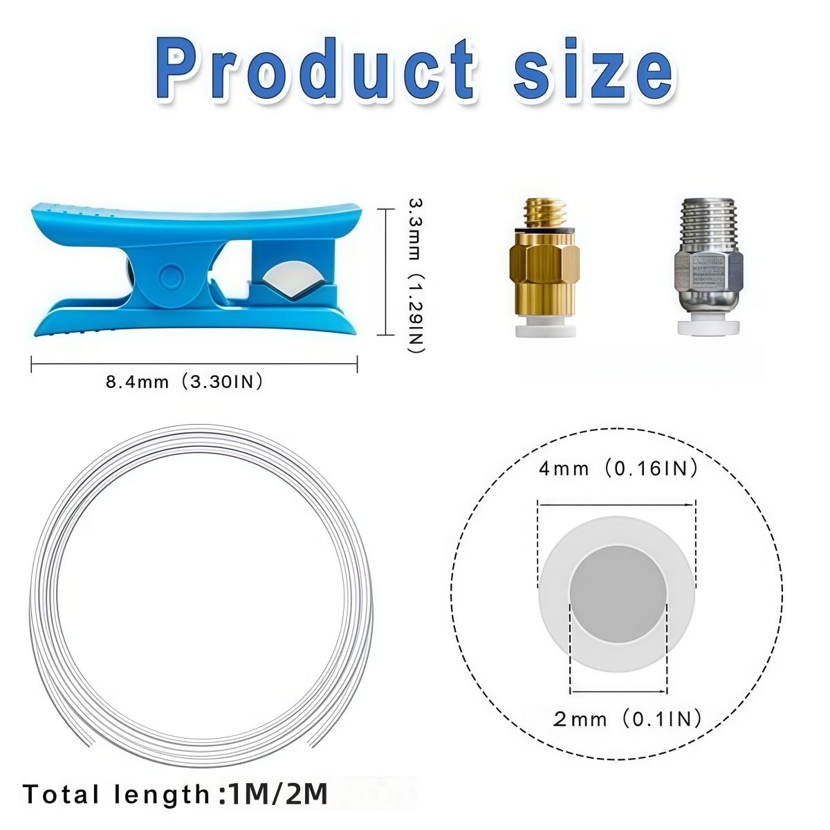 Creality 3D Printer PTFE Tube， - Ptfe Tape Thread บทวิจารณ์และราคา