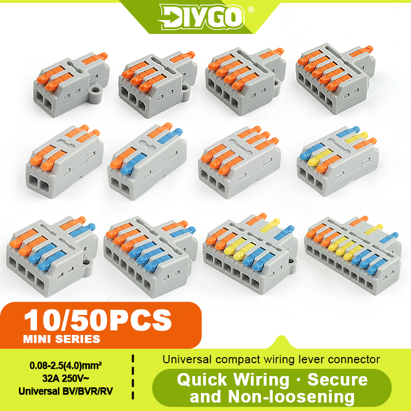 DIY GO 10/50PCS Universal Comp - Push Fit Connector บทวิจารณ์และราคา