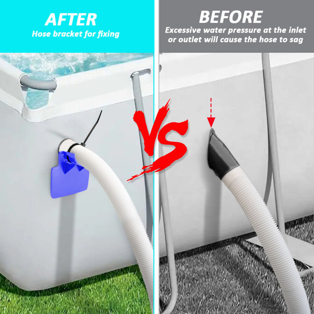 2pcs Swimming Pool Pipe Fixing - Plastic Pipe Clip บทวิจารณ์และราคา