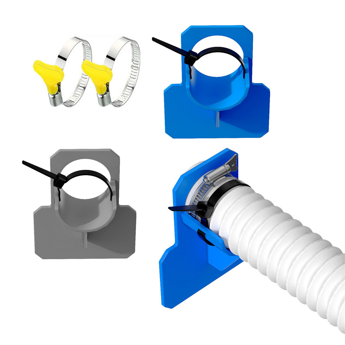 1 Set Swimming Pool Pipe Fixin - Plastic Pipe Clip บทวิจารณ์และราคา