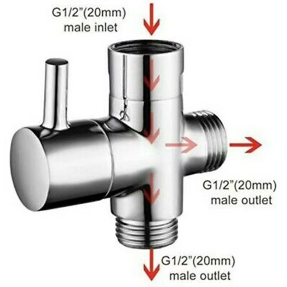 G1/2in 3 Way Diverter Valve T- - Shower Valve Cartridge บทวิจารณ์และราคา