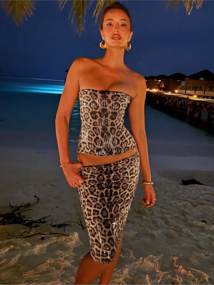 Woman 2 Piece Set Outfit Sexy  - Pipe Bending Spring บทวิจารณ์และราคา